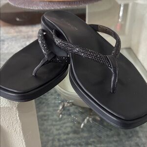 Vionic Vista Shine Rhinestone Embellished Straps size 8